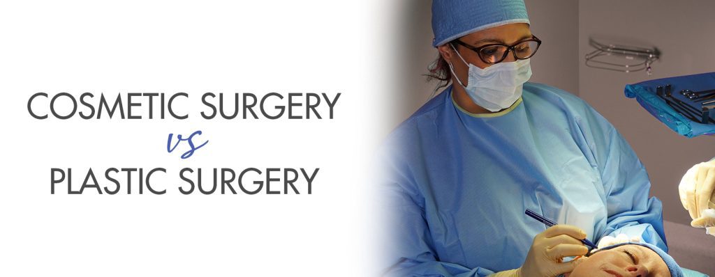 cosmetic surgery vs plastic surgery