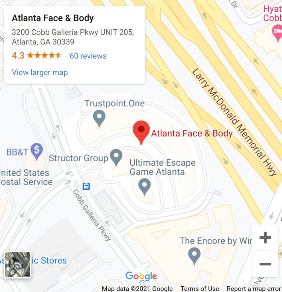 Atlanta Face and Body Location